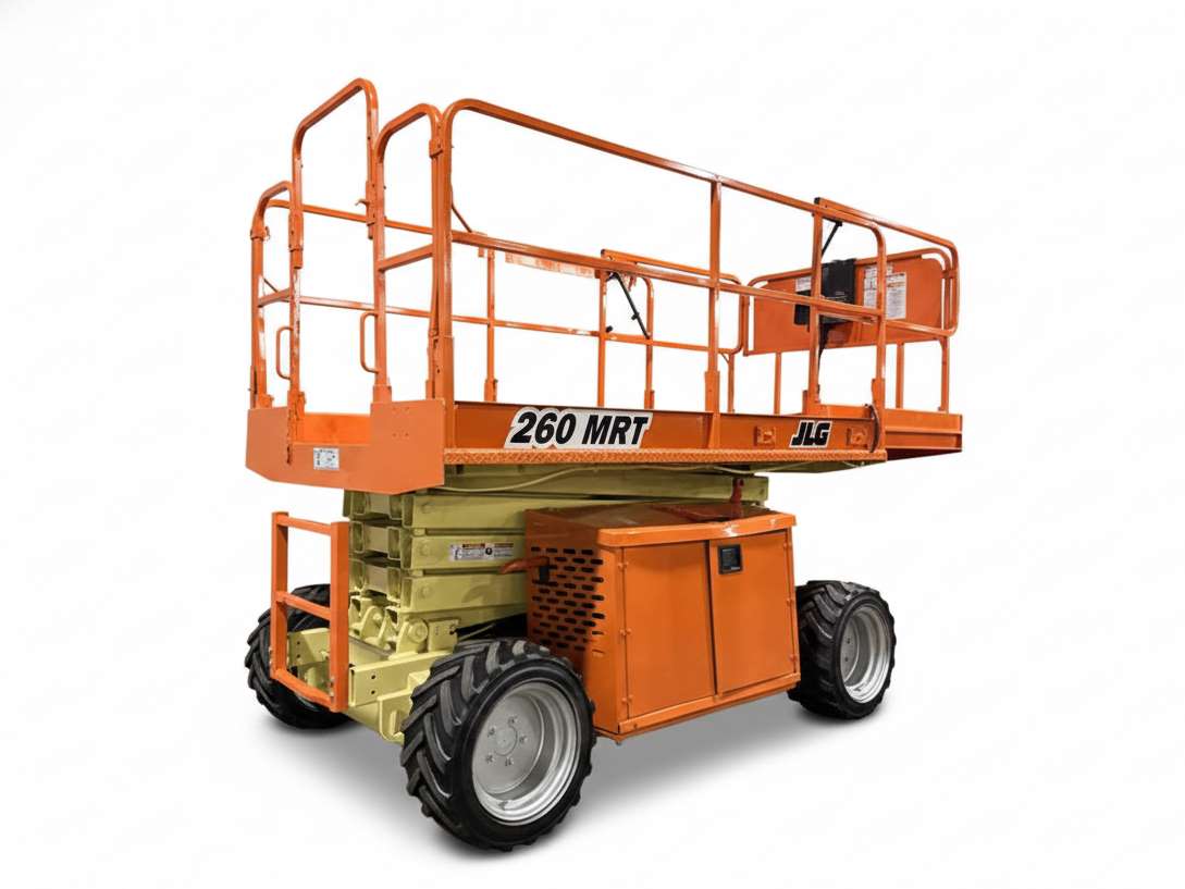 rough terrain scissor lift for rent in Indiana